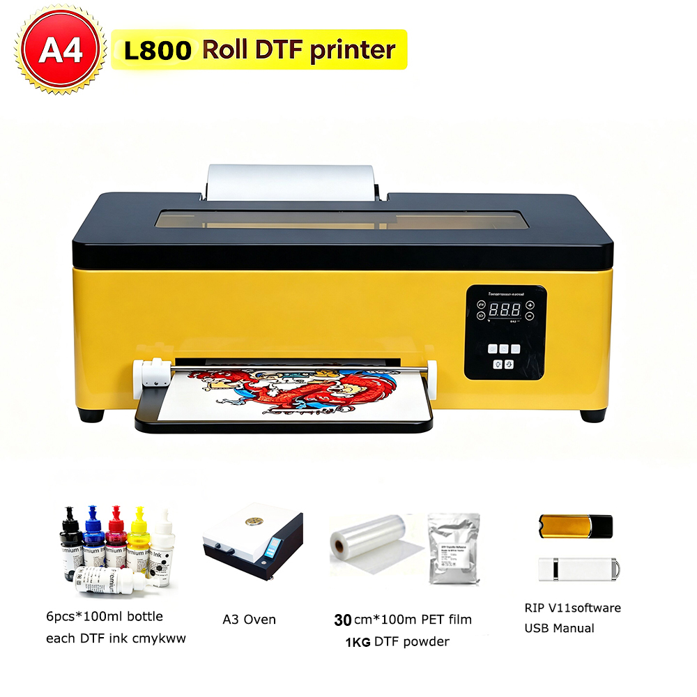 Commercial Dtf Printing Machine - Verbesserter DTF A4-Drucker mit Cutter für