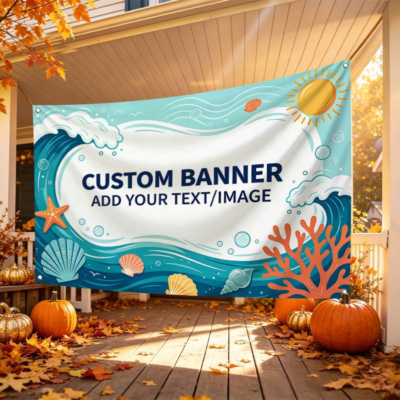 Commercial Printing Photoshop - Maßgefertigte Bannerfahnen geeignet für Abschlussfeier, Geburtstag,