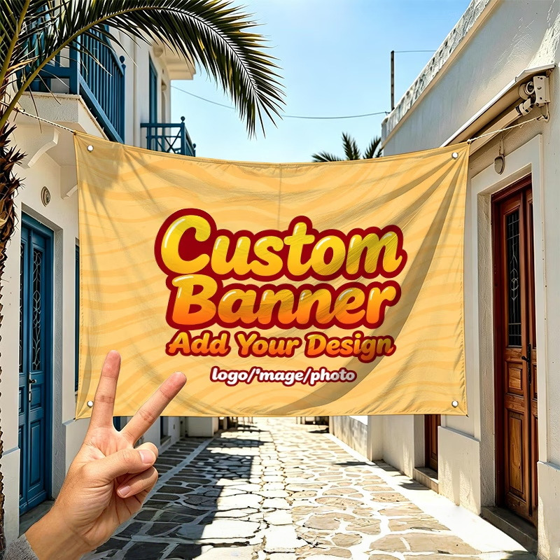 Commercial Printing Images - Maßgefertigte Bannerfahnen Geeignet für Personalisierte Logobilder