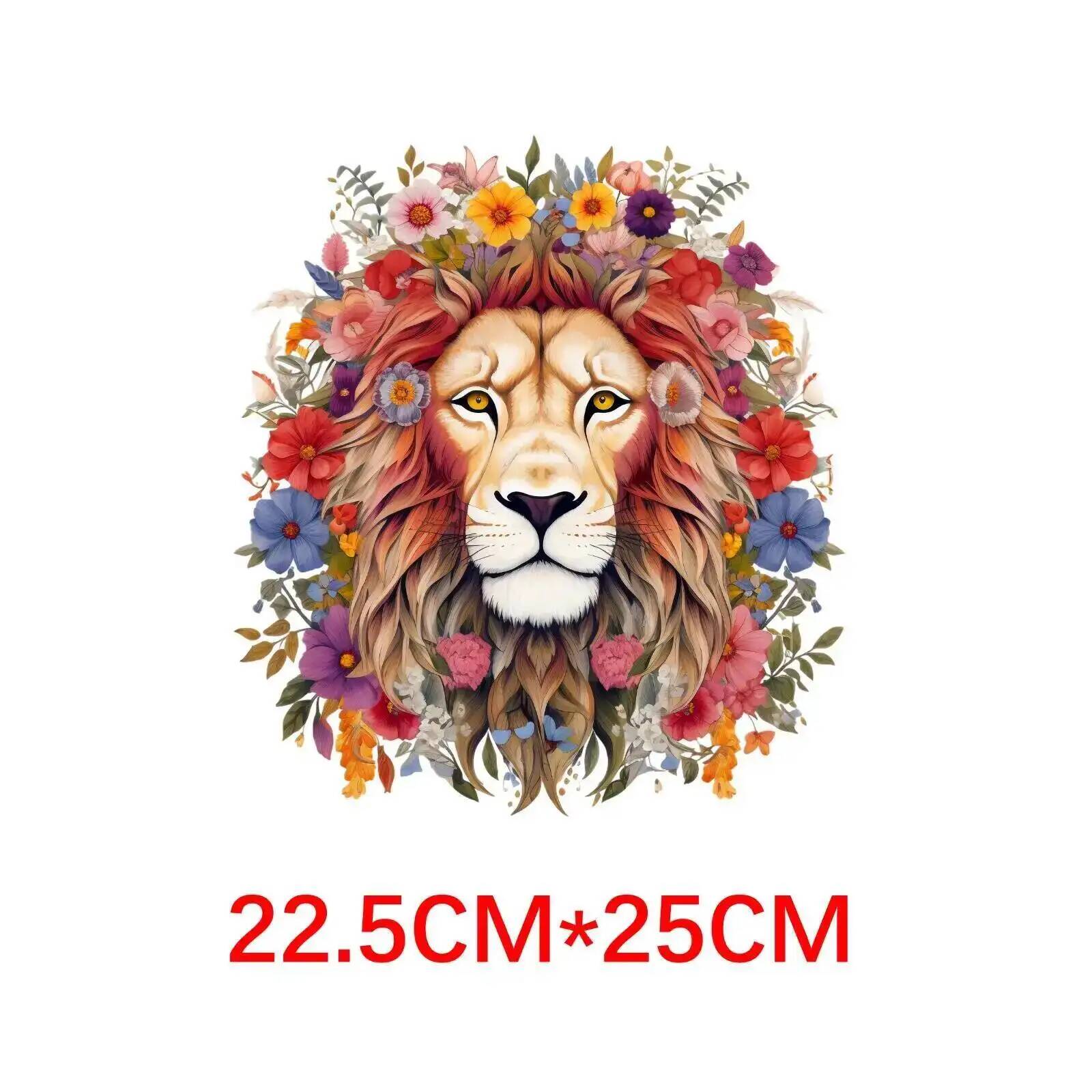 25 cm Löwe Tiger Blume Tier Ei – Printable Heat Transfer Vinyl Bewertung und Preis