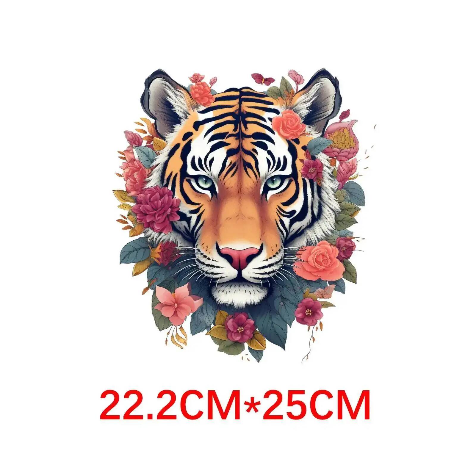 25 cm Löwe Tiger Blume Tier Ei – Printable Heat Transfer Vinyl Bewertung und Preis